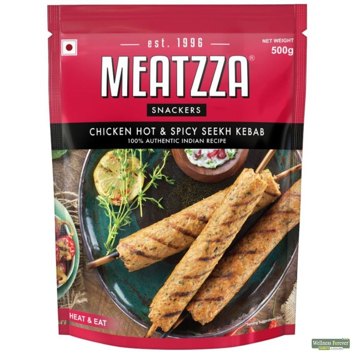 Meatzza Chicken Hot and Spicy Seekh Kebab 
