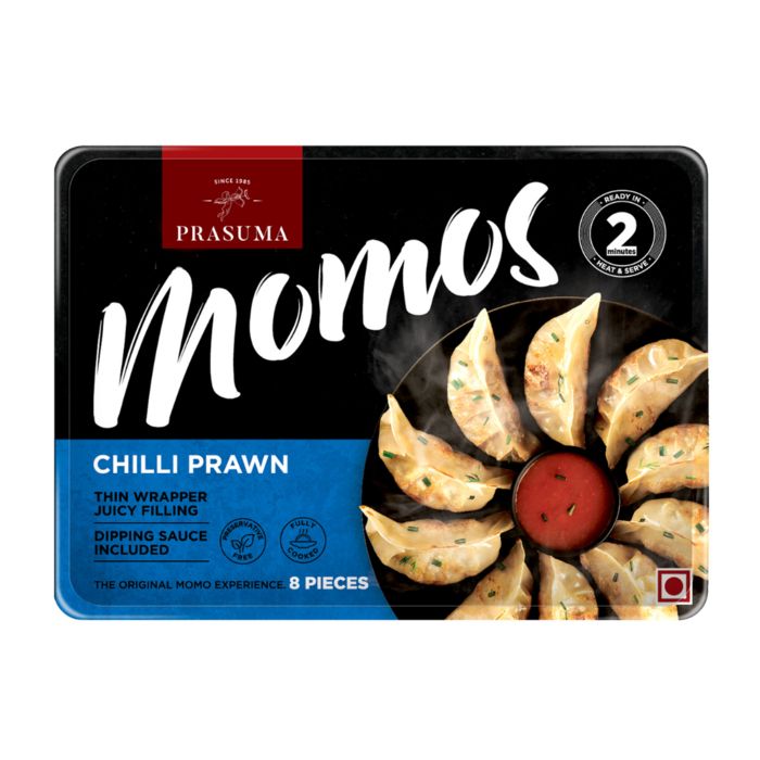 Chilli Prawn Momos 