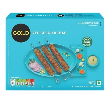 Goeld Veg Seekh Kebab 