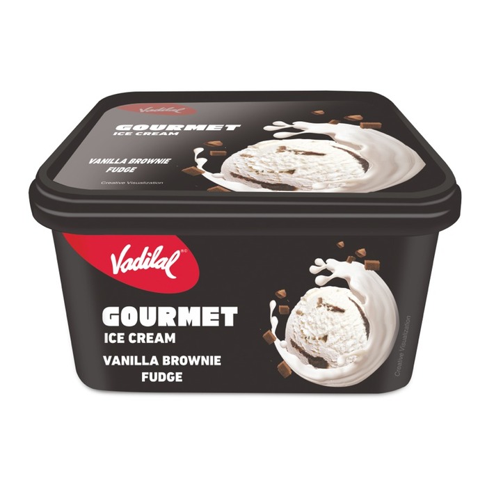Vanilla Brownie Fudge Gourmet (1L Tub) 